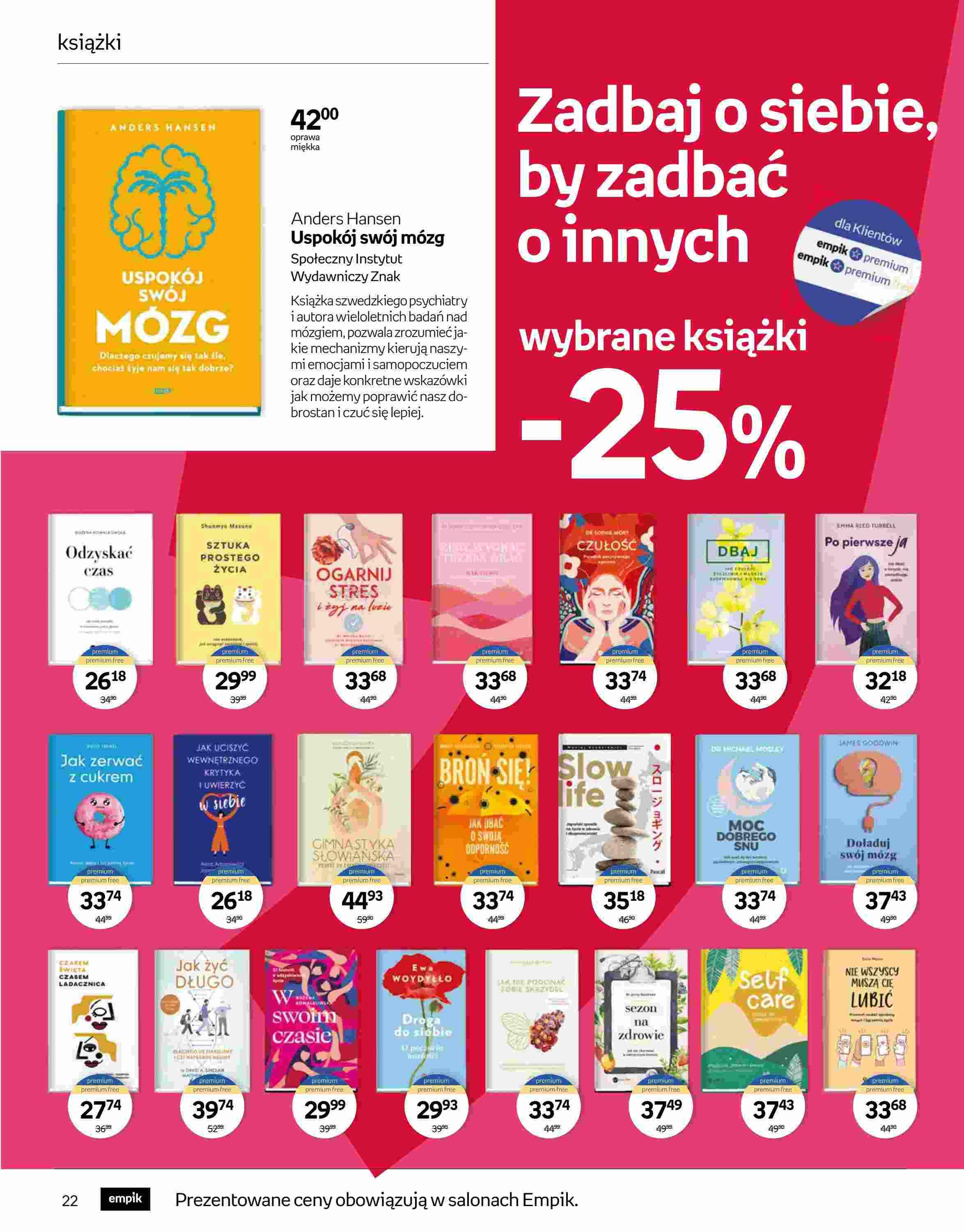 Gazetka promocyjna empik str. 22