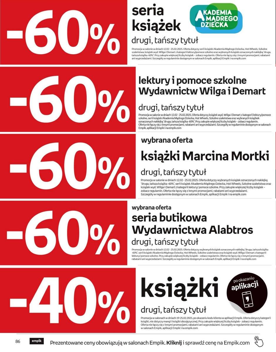 Gazetka promocyjna empik str. 86