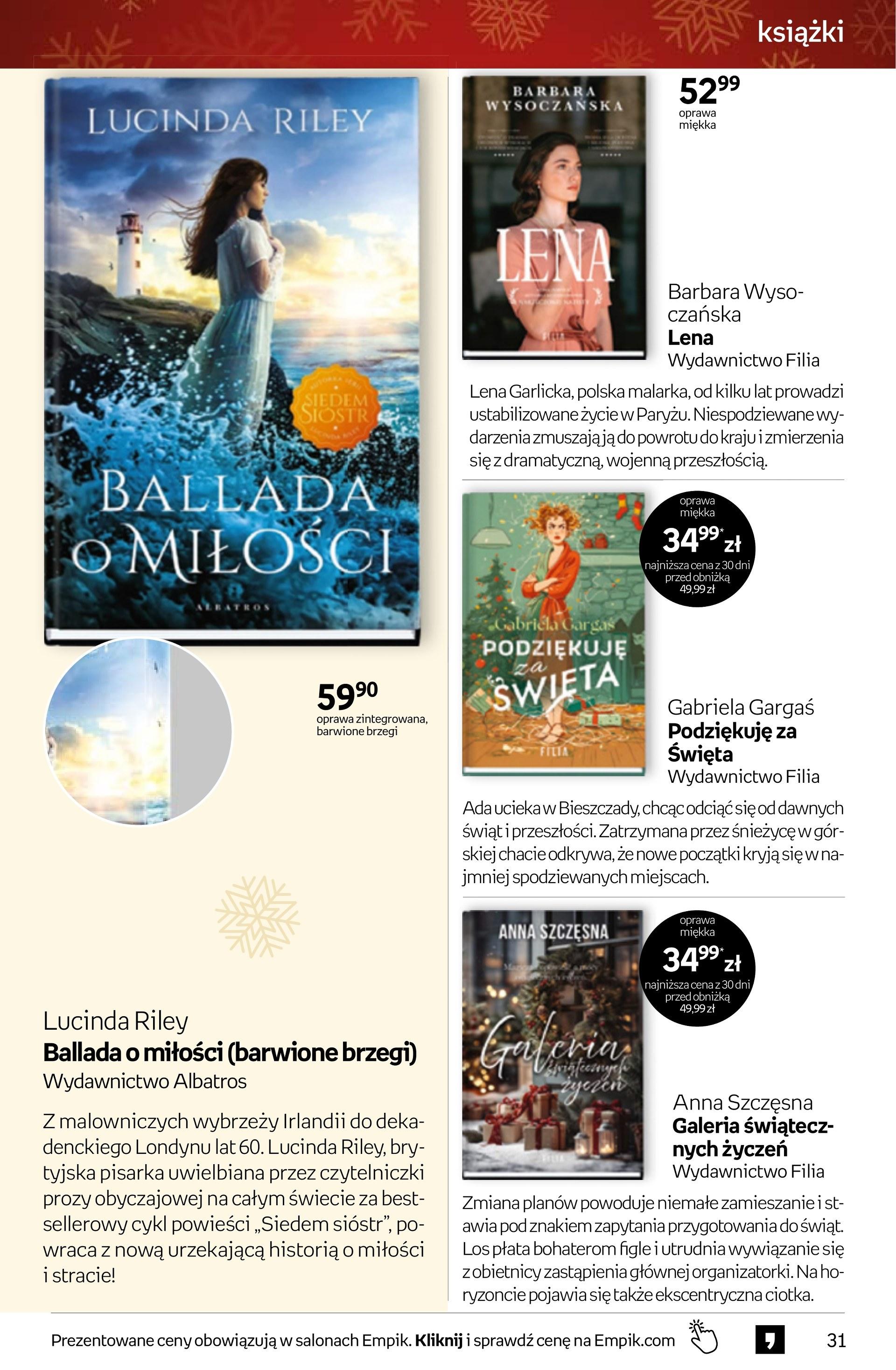 Gazetka promocyjna empik str. 31