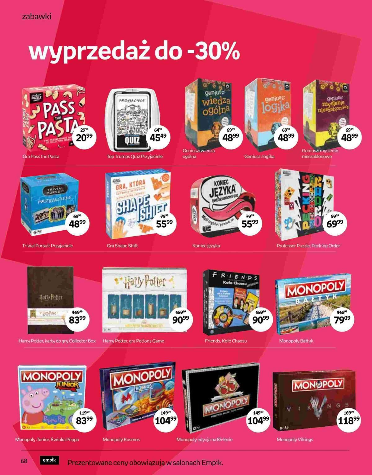 Gazetka promocyjna empik str. 68