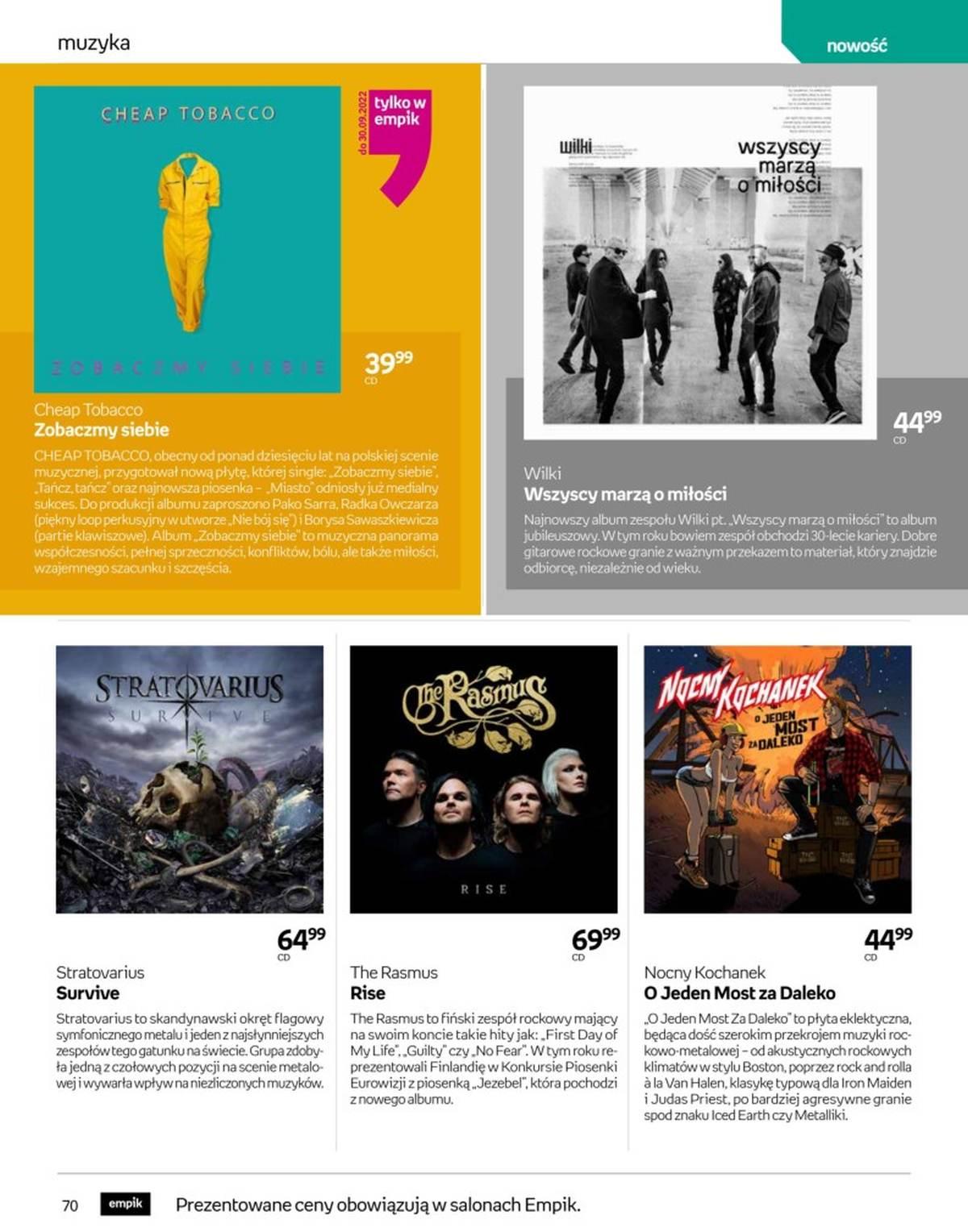 Gazetka promocyjna empik str. 70