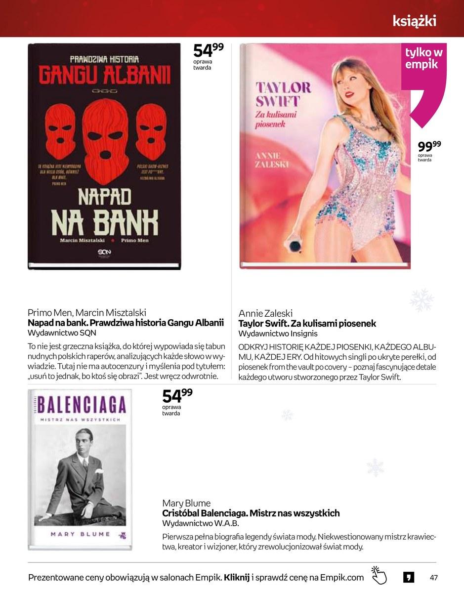 Gazetka promocyjna empik str. 47