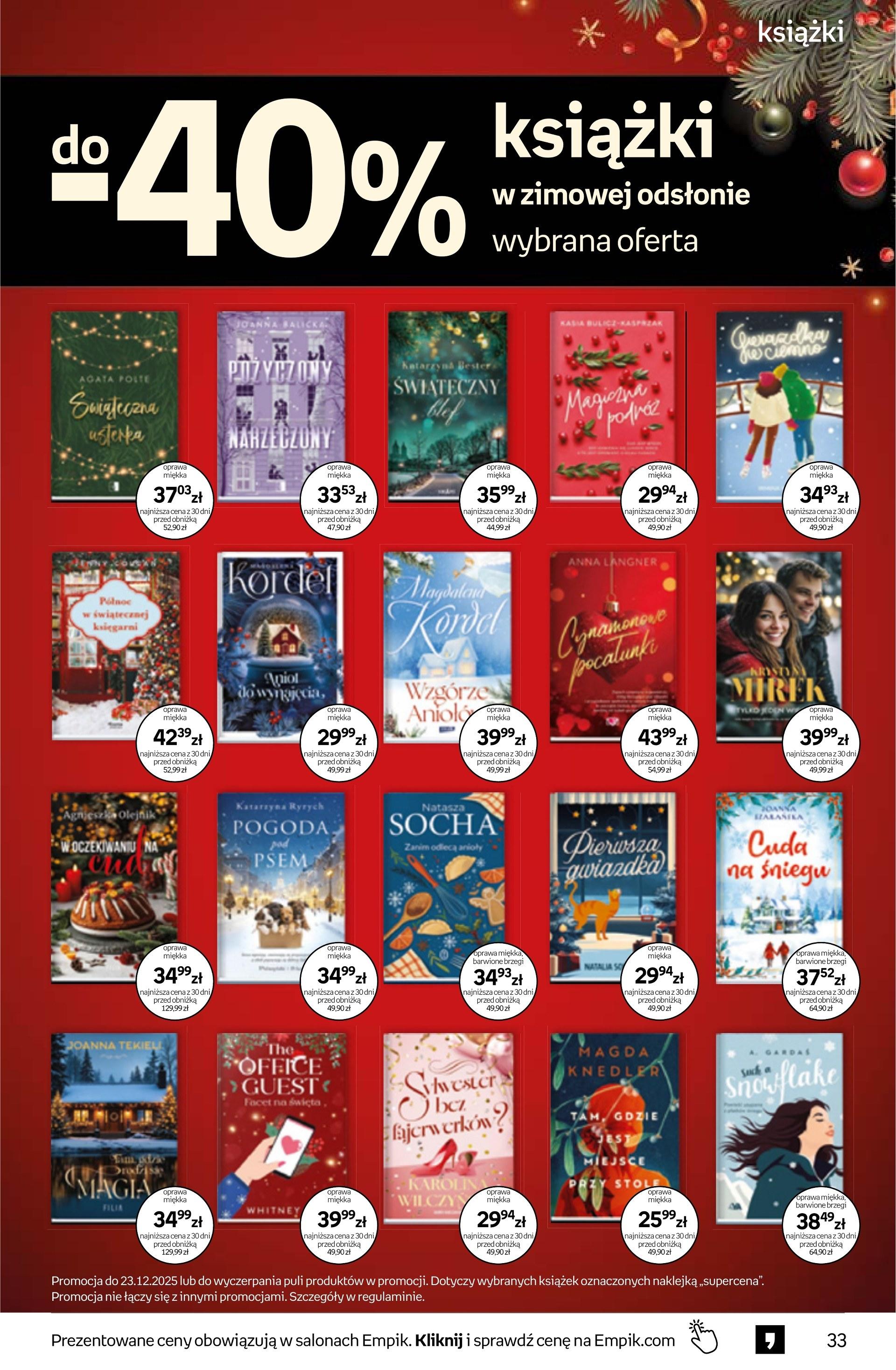 Gazetka promocyjna empik str. 33