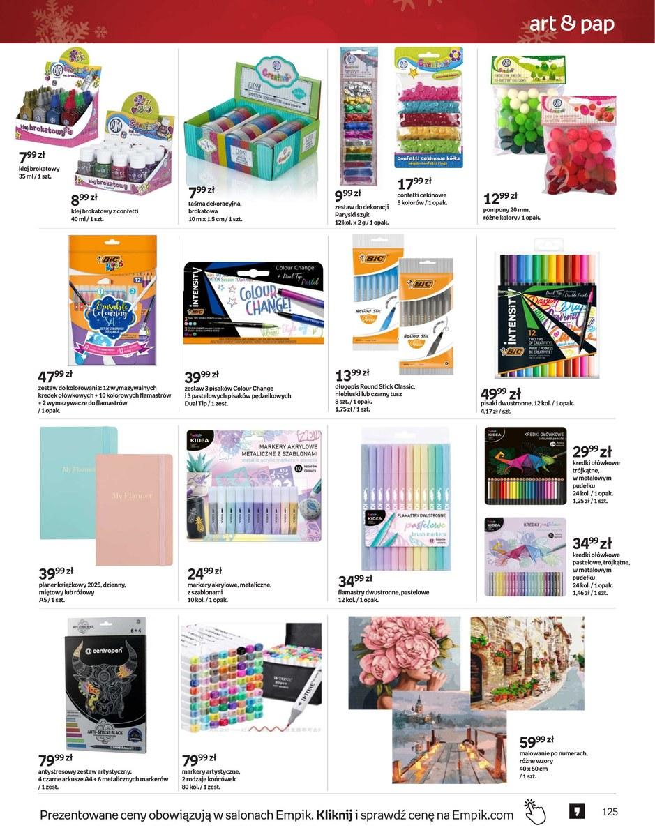 Gazetka promocyjna empik str. 125