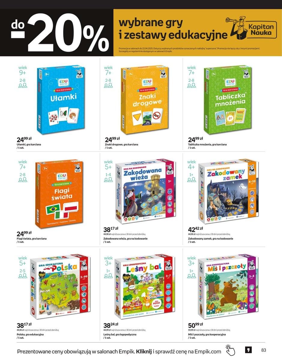 Gazetka promocyjna empik str. 83