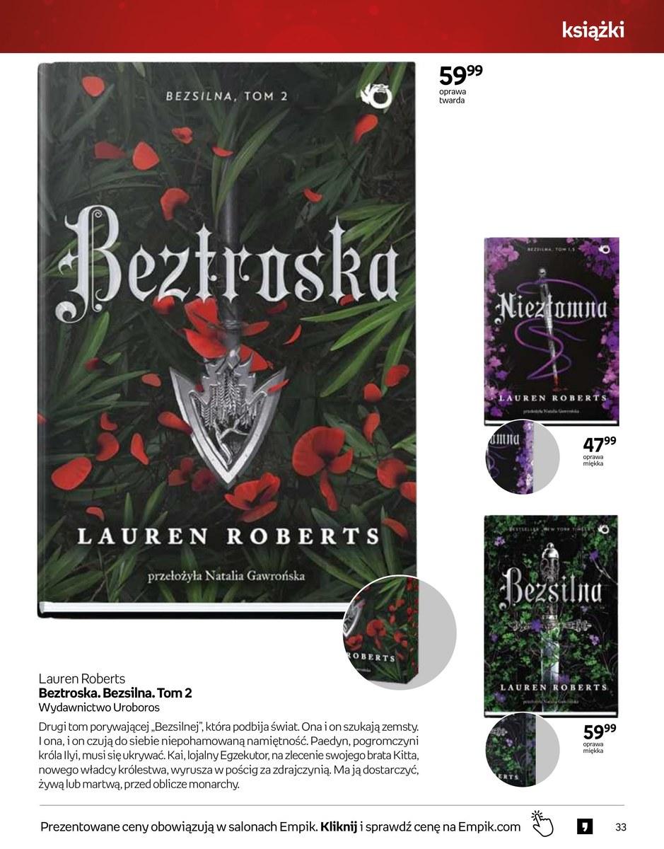 Gazetka promocyjna empik str. 33