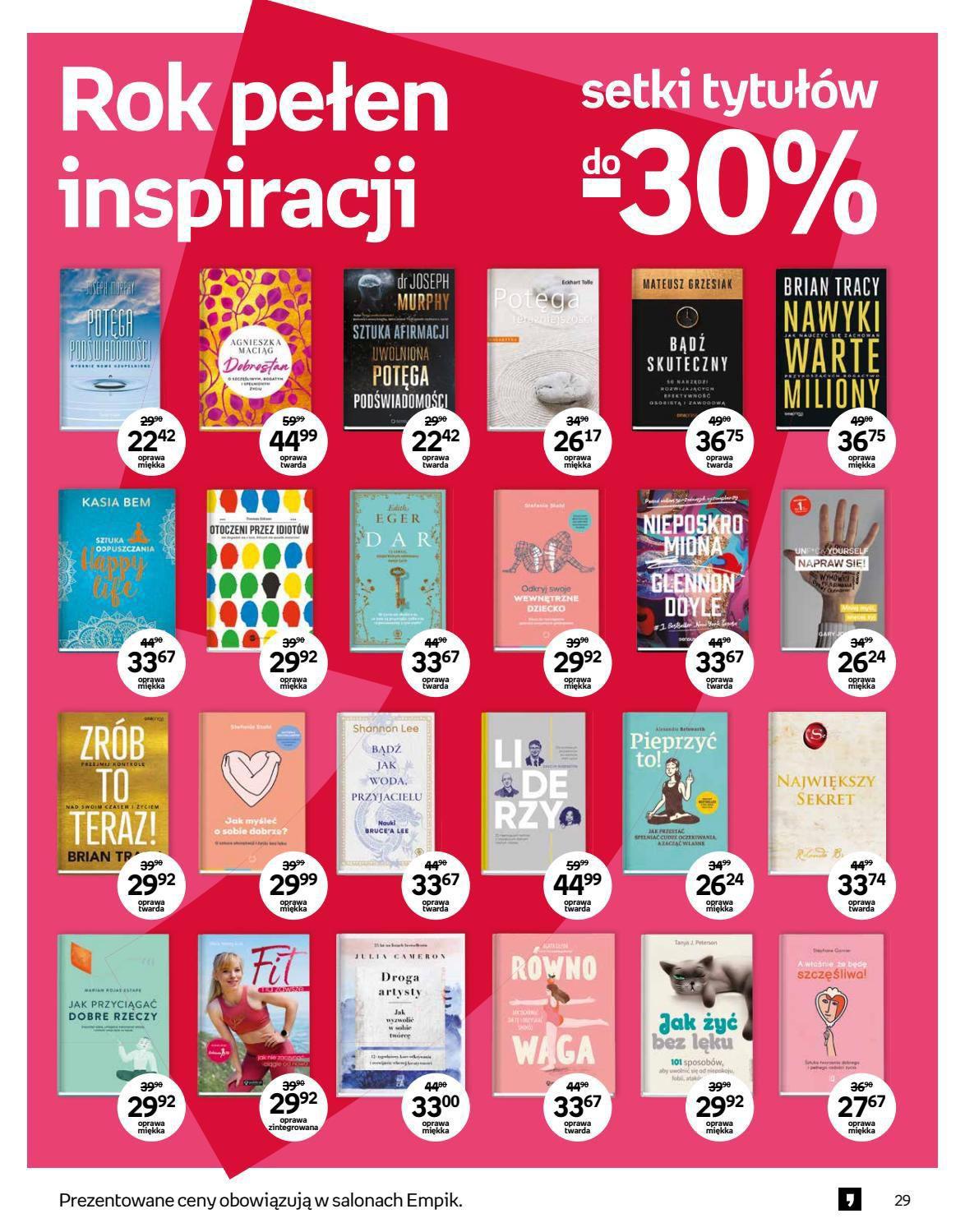 Gazetka promocyjna empik str. 29