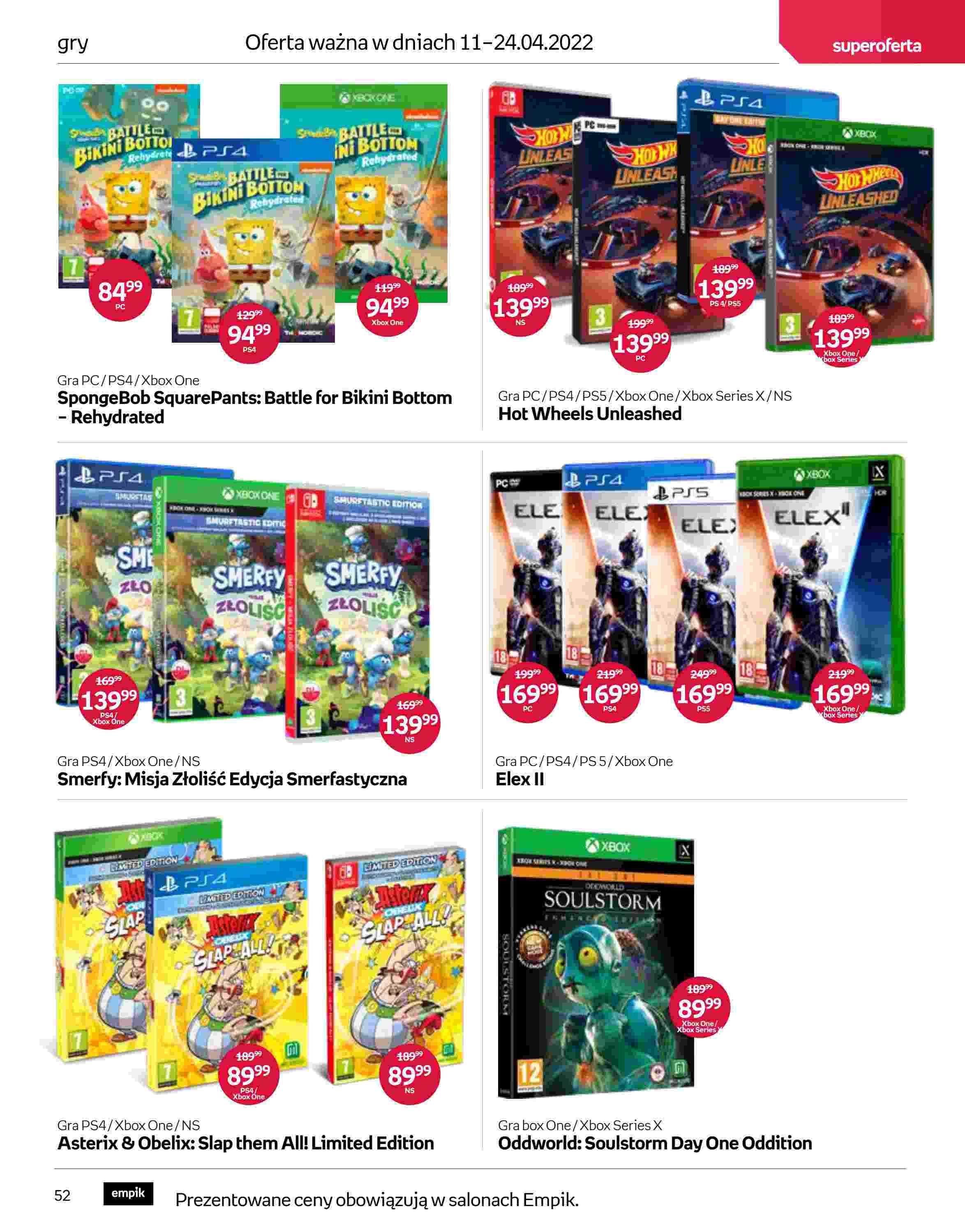 Gazetka promocyjna empik str. 52