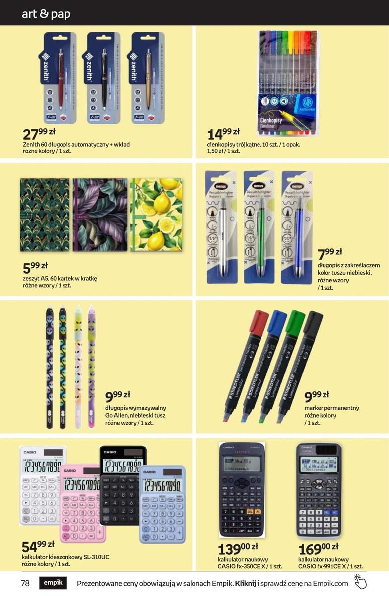 Gazetka promocyjna empik str. 78