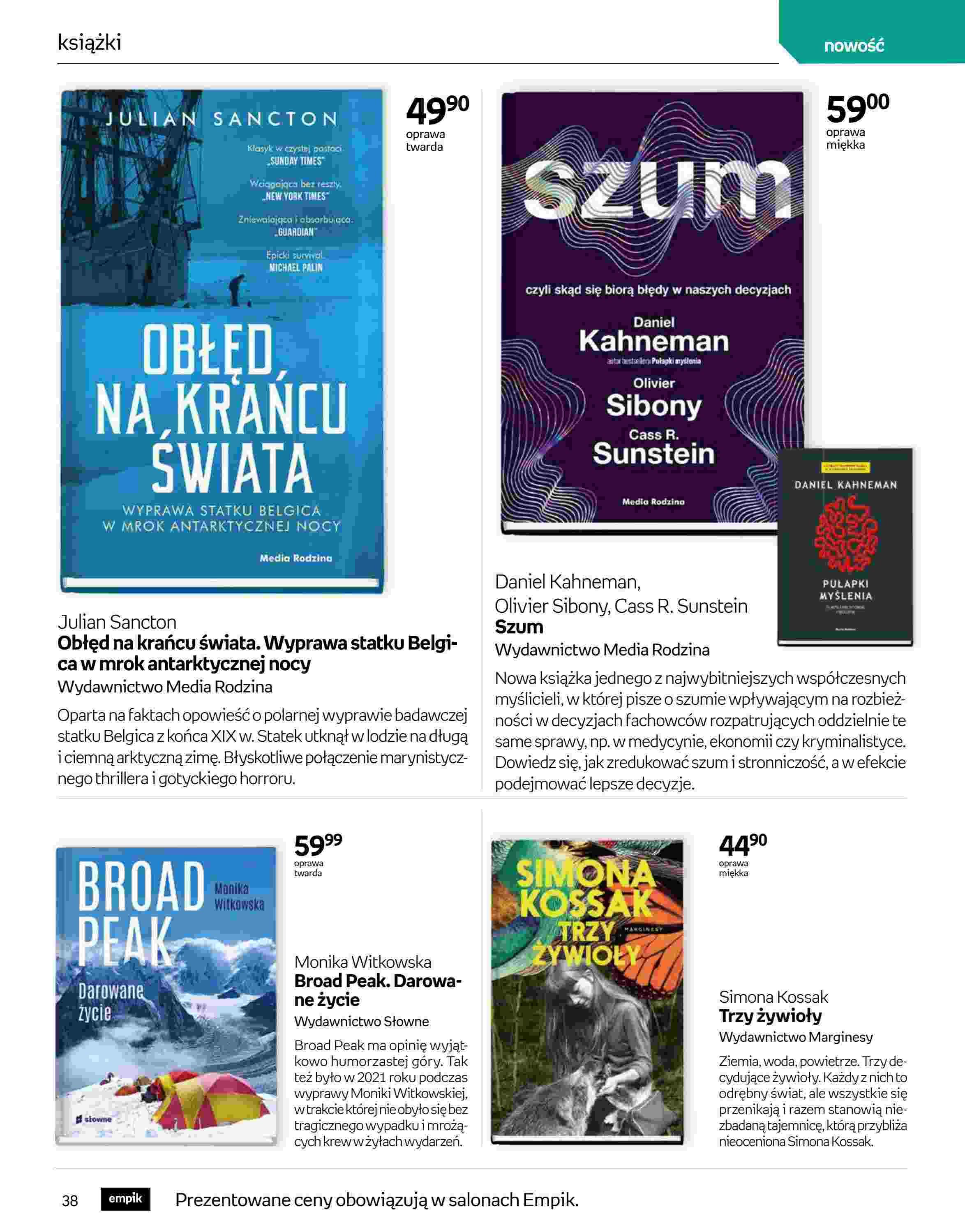 Gazetka promocyjna empik str. 38