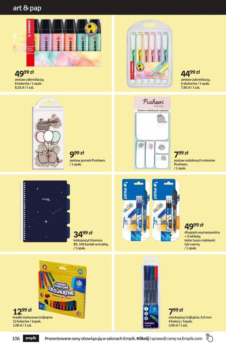 Gazetka promocyjna empik str. 106