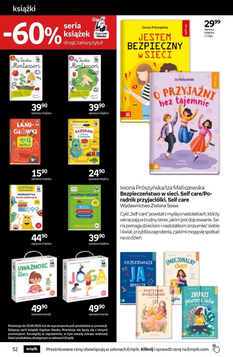 Gazetka promocyjna empik str. 52