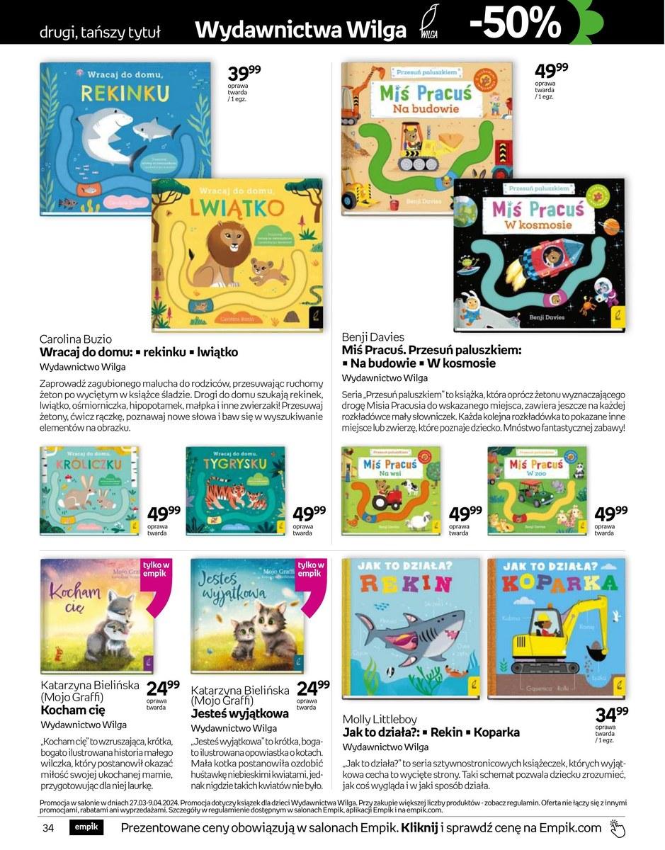 Gazetka promocyjna empik str. 34
