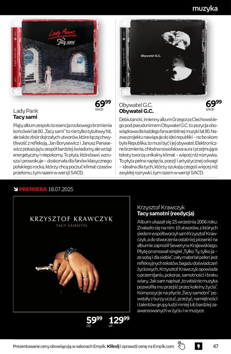 Gazetka promocyjna empik str. 47