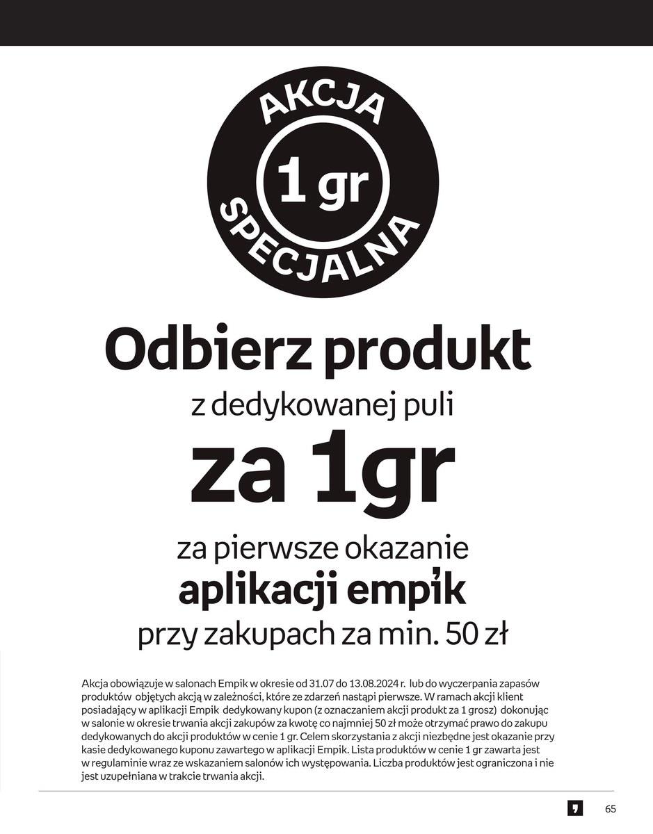 Gazetka promocyjna empik str. 65
