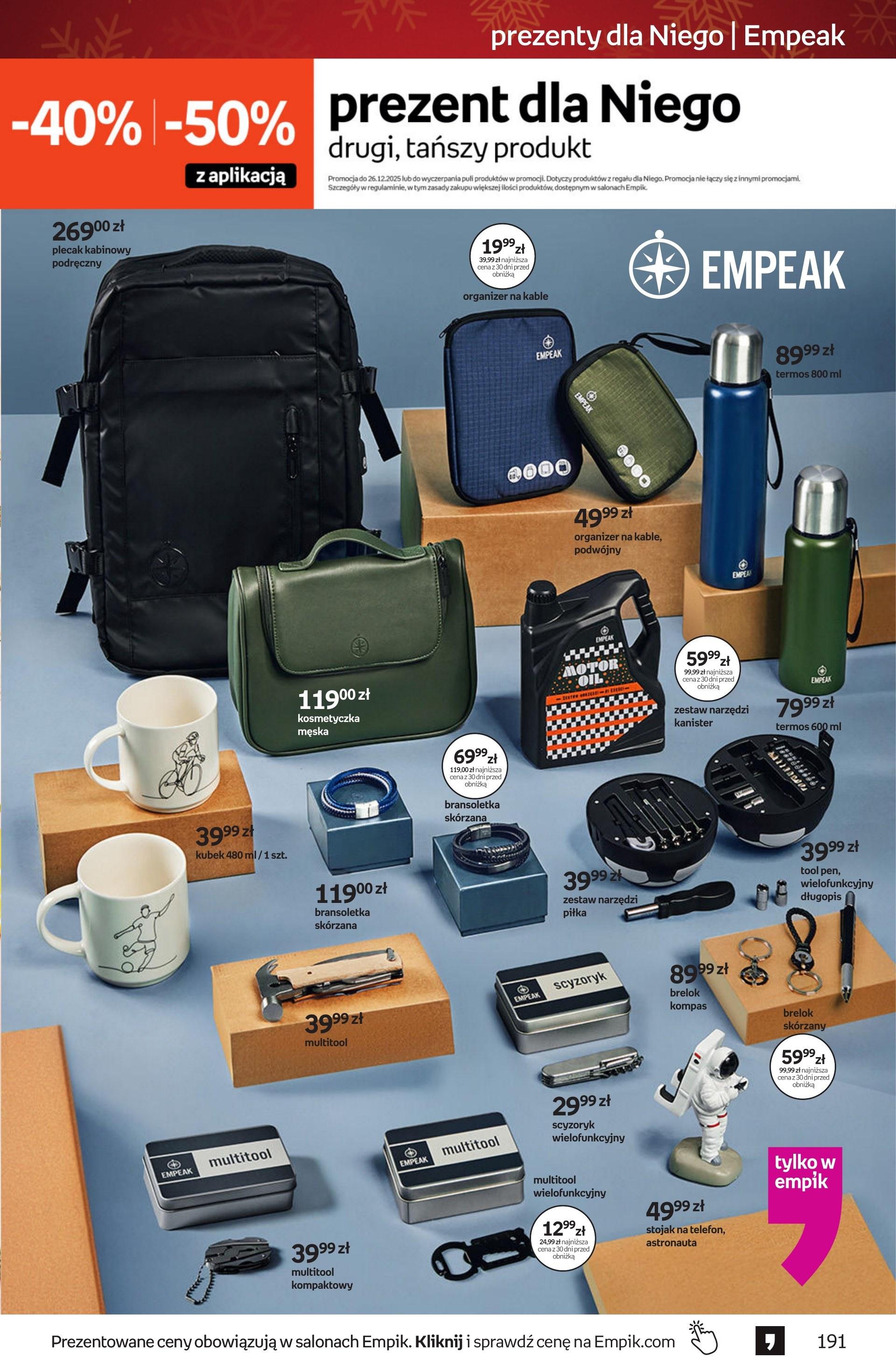 Gazetka promocyjna empik str. 191