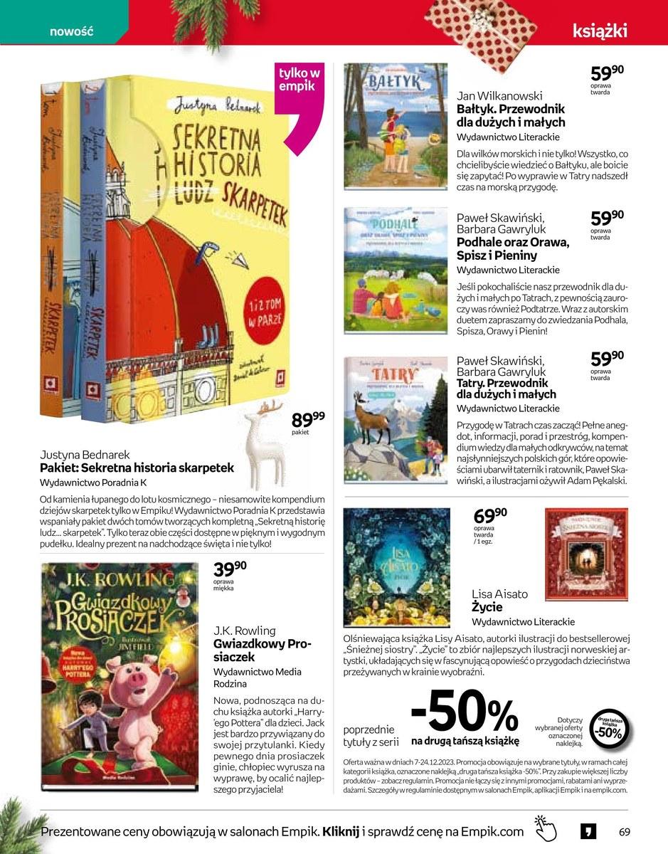 Gazetka promocyjna empik str. 69