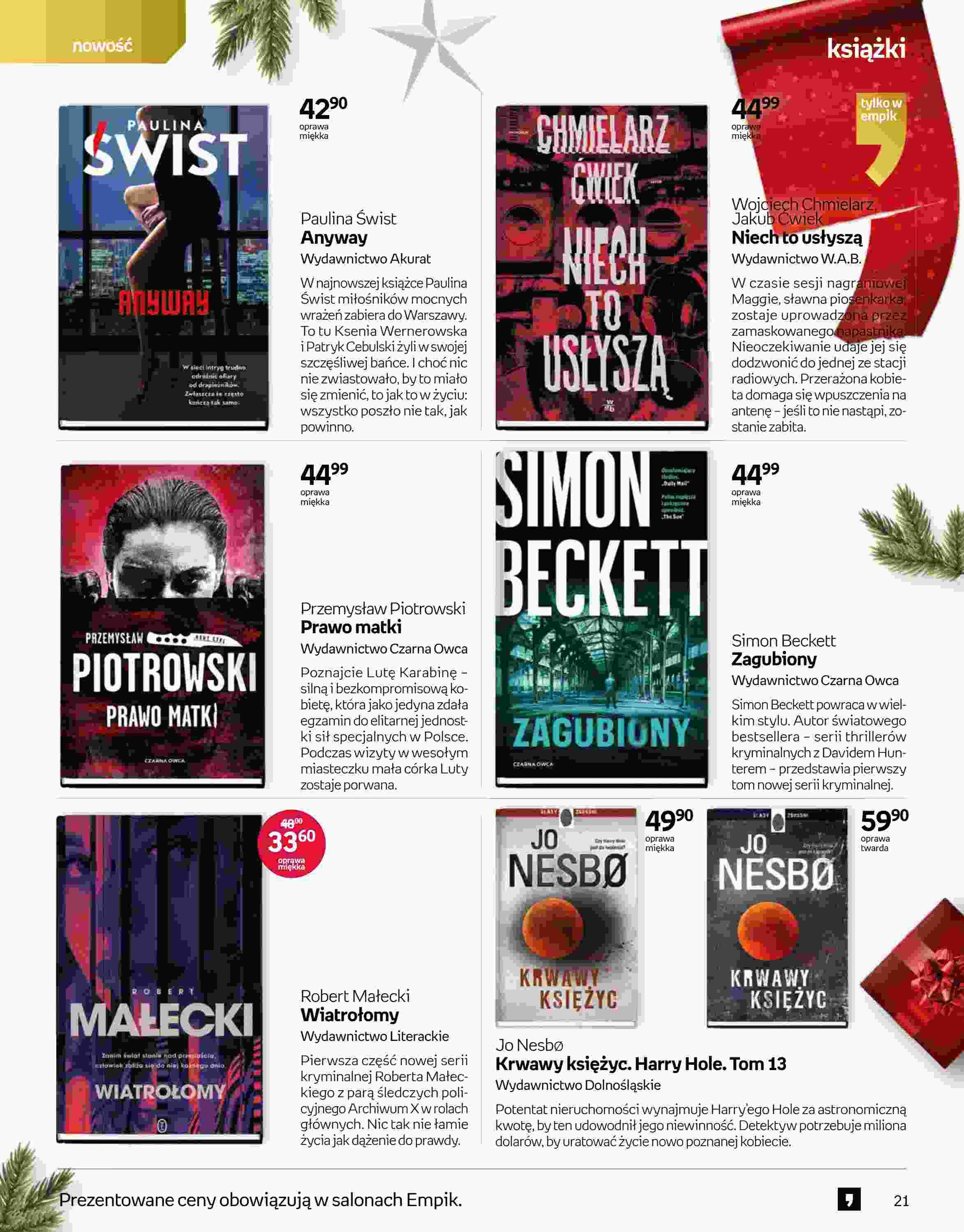 Gazetka promocyjna empik str. 21