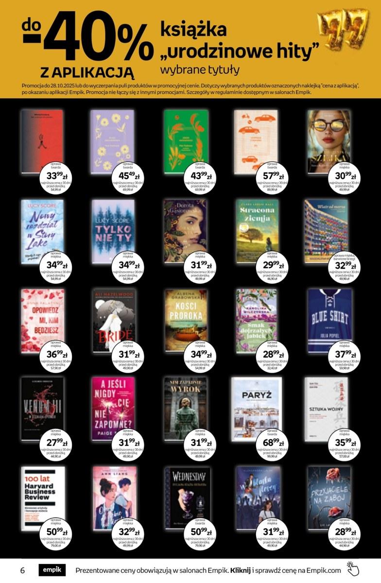 Gazetka promocyjna empik str. 6