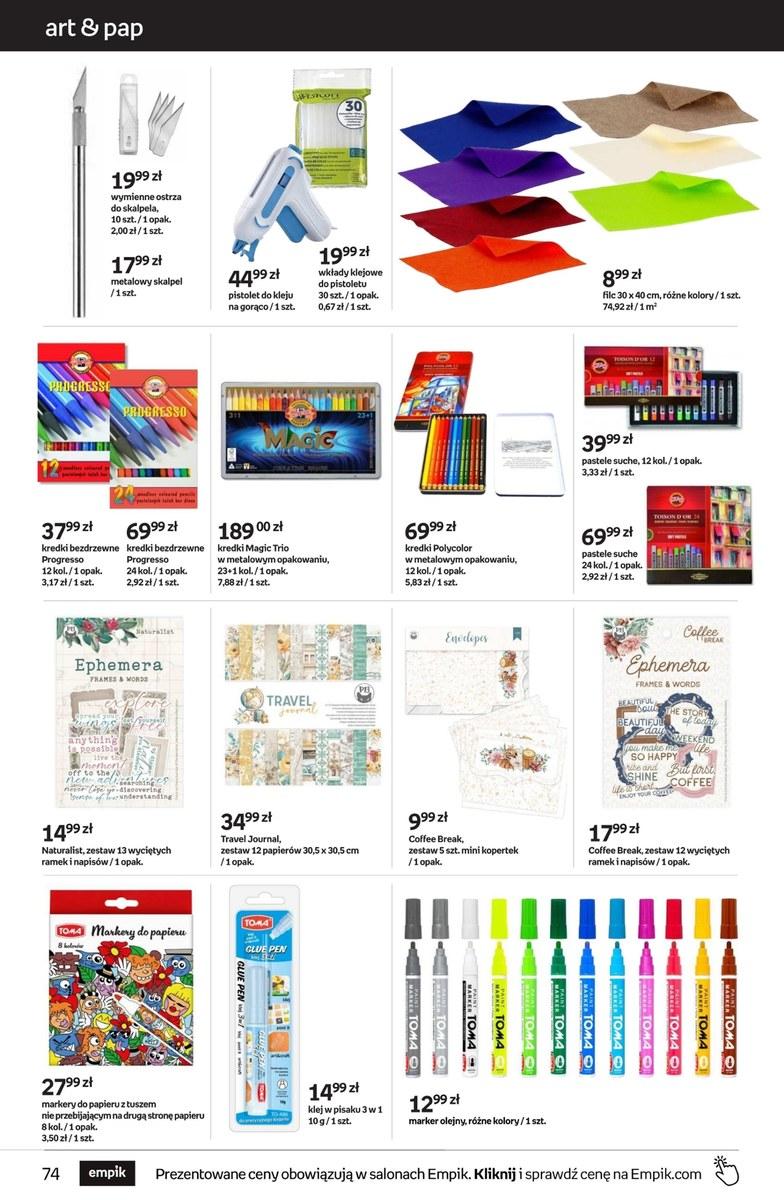 Gazetka promocyjna empik str. 74