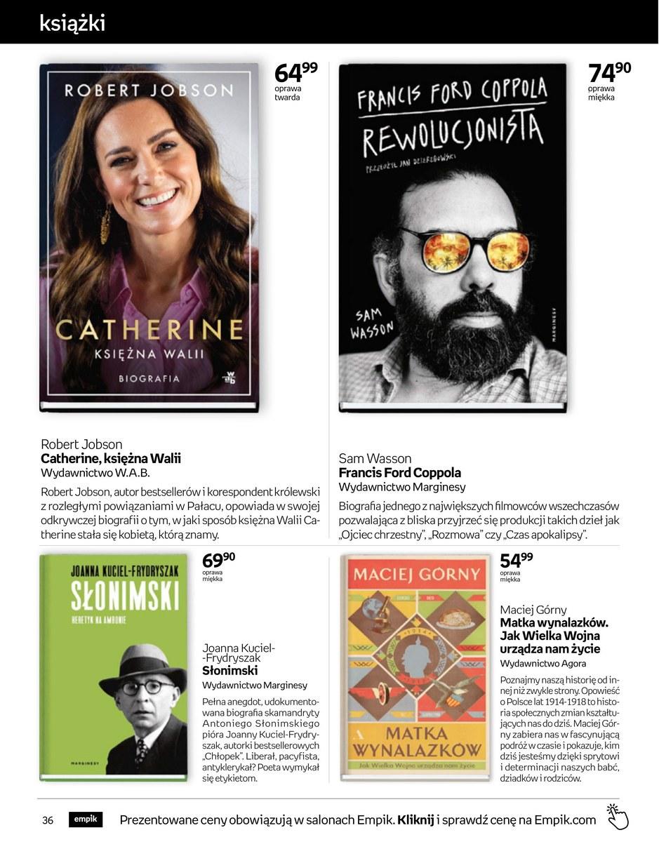Gazetka promocyjna empik str. 36