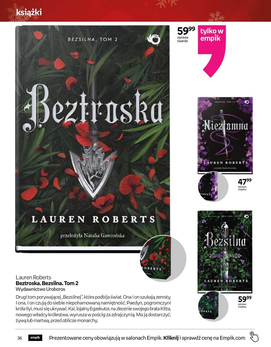 Gazetka promocyjna empik str. 36