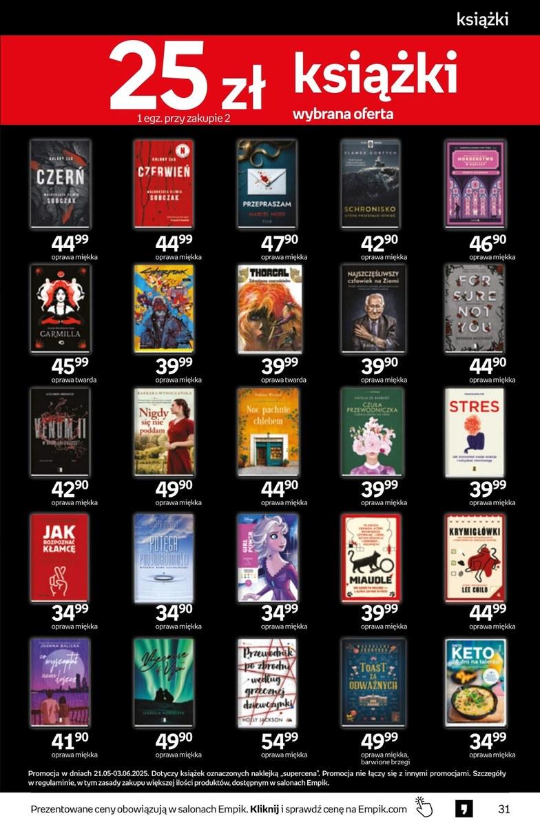 Gazetka promocyjna empik str. 31