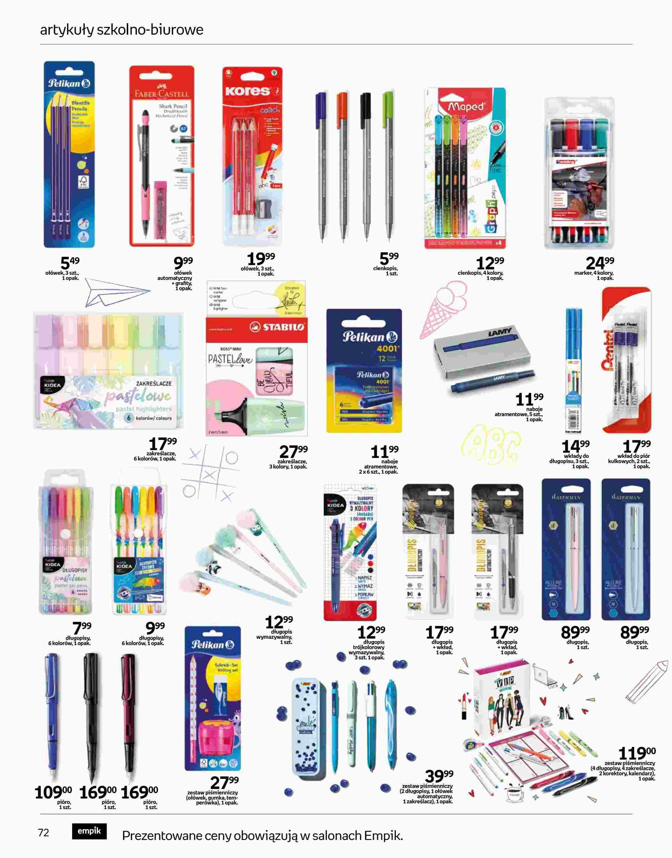 Gazetka promocyjna empik str. 72