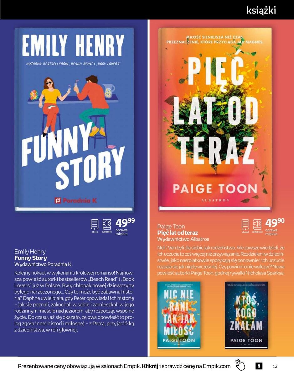 Gazetka promocyjna empik str. 13