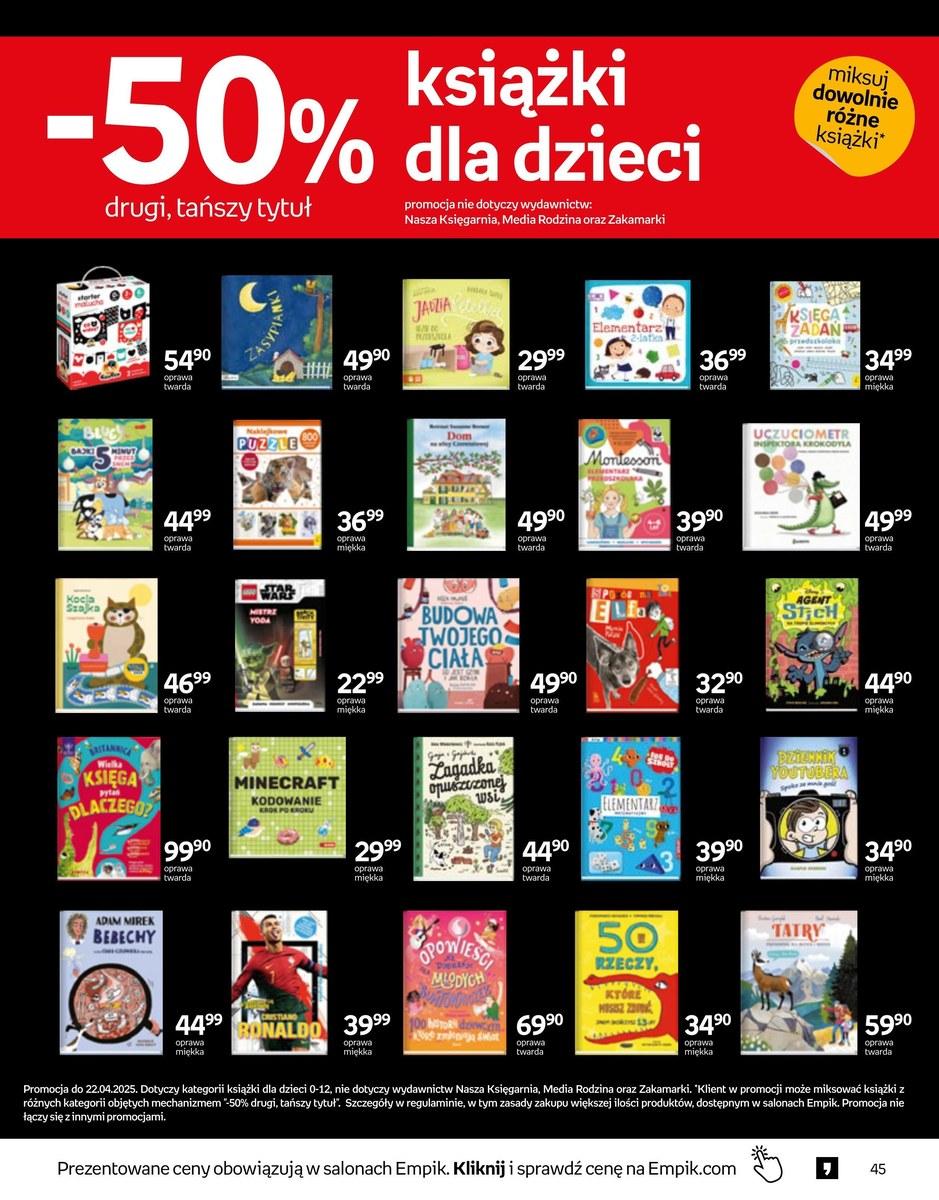 Gazetka promocyjna empik str. 45