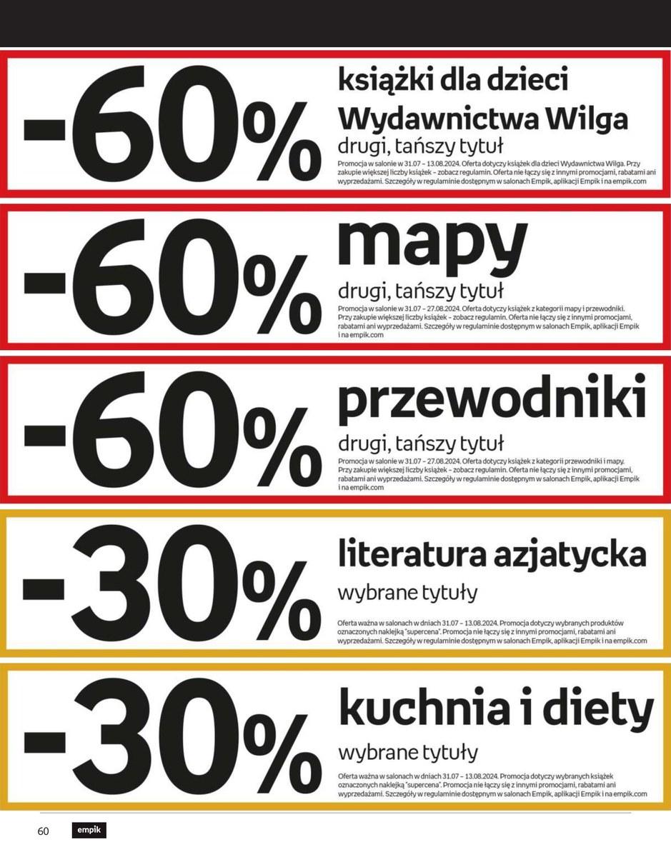 Gazetka promocyjna empik str. 60