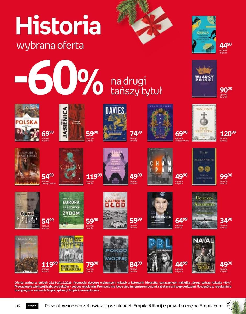 Gazetka promocyjna empik str. 36