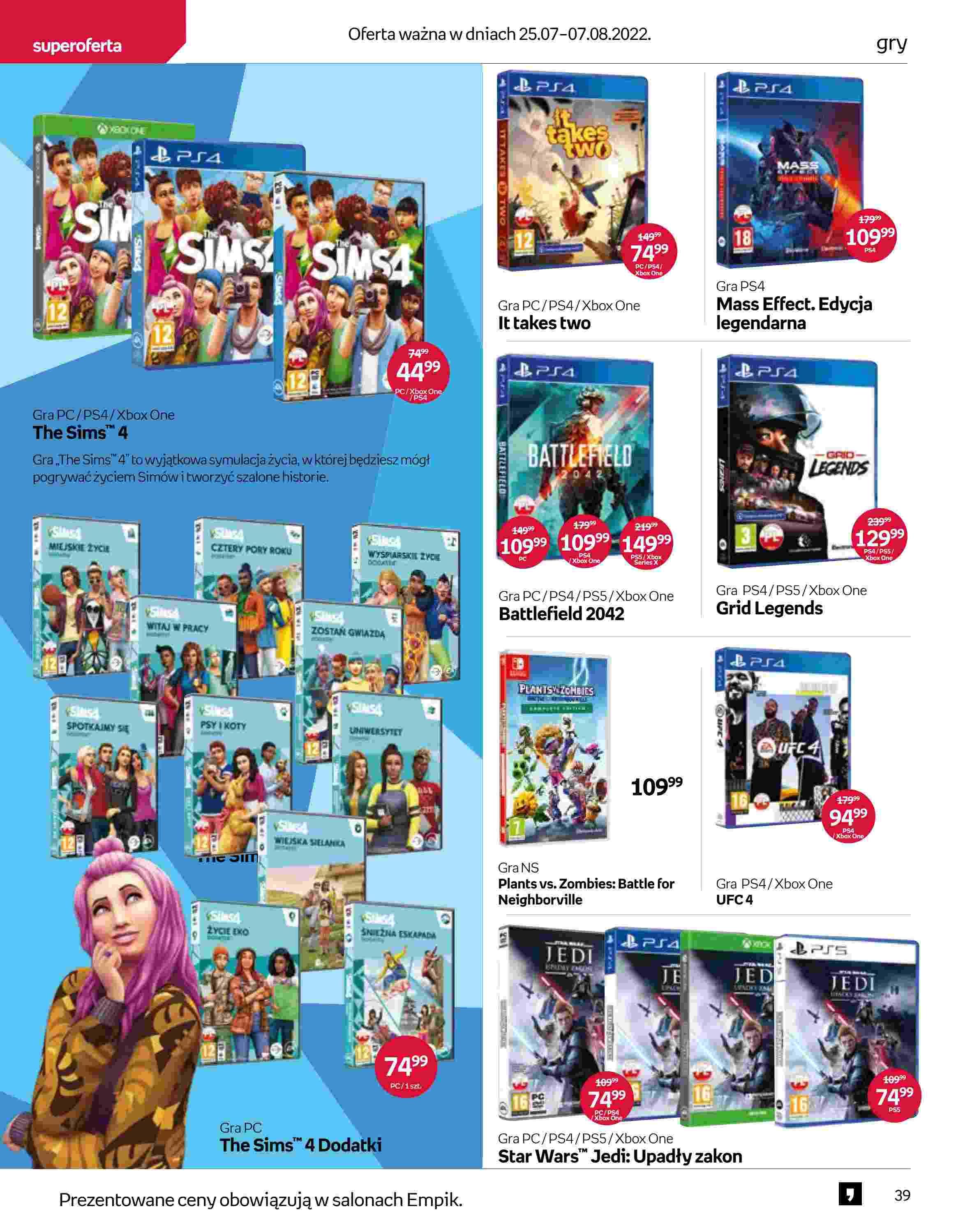 Gazetka promocyjna empik str. 39