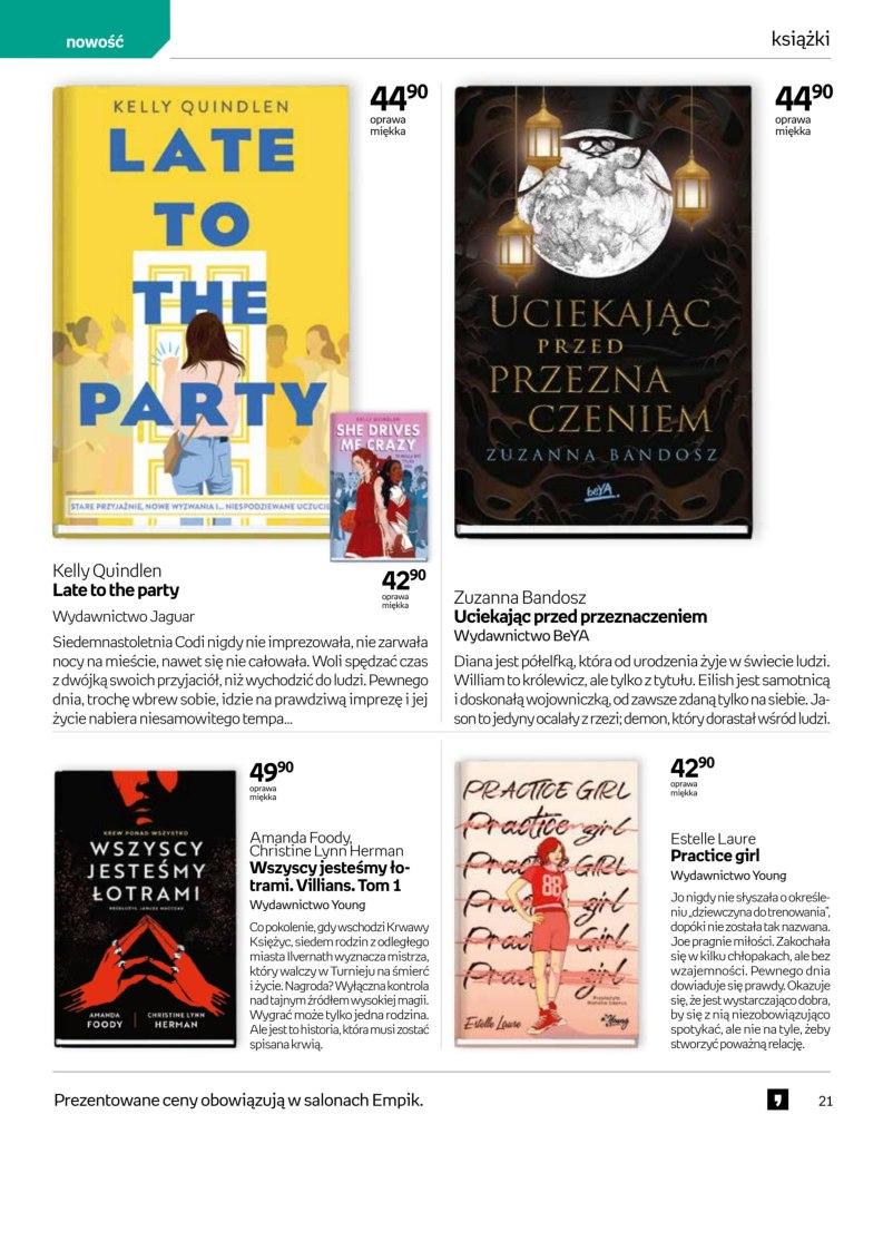 Gazetka promocyjna empik str. 21