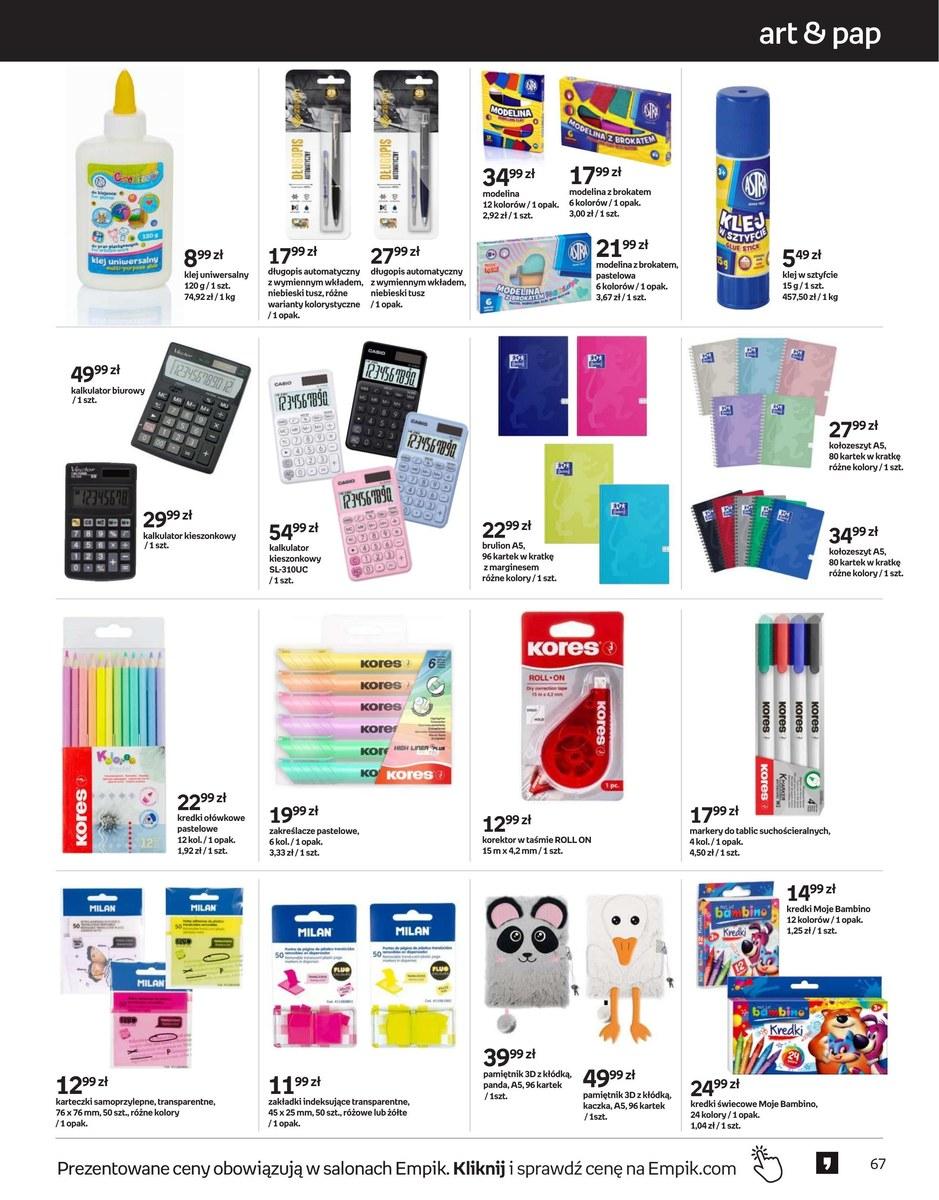 Gazetka promocyjna empik str. 67