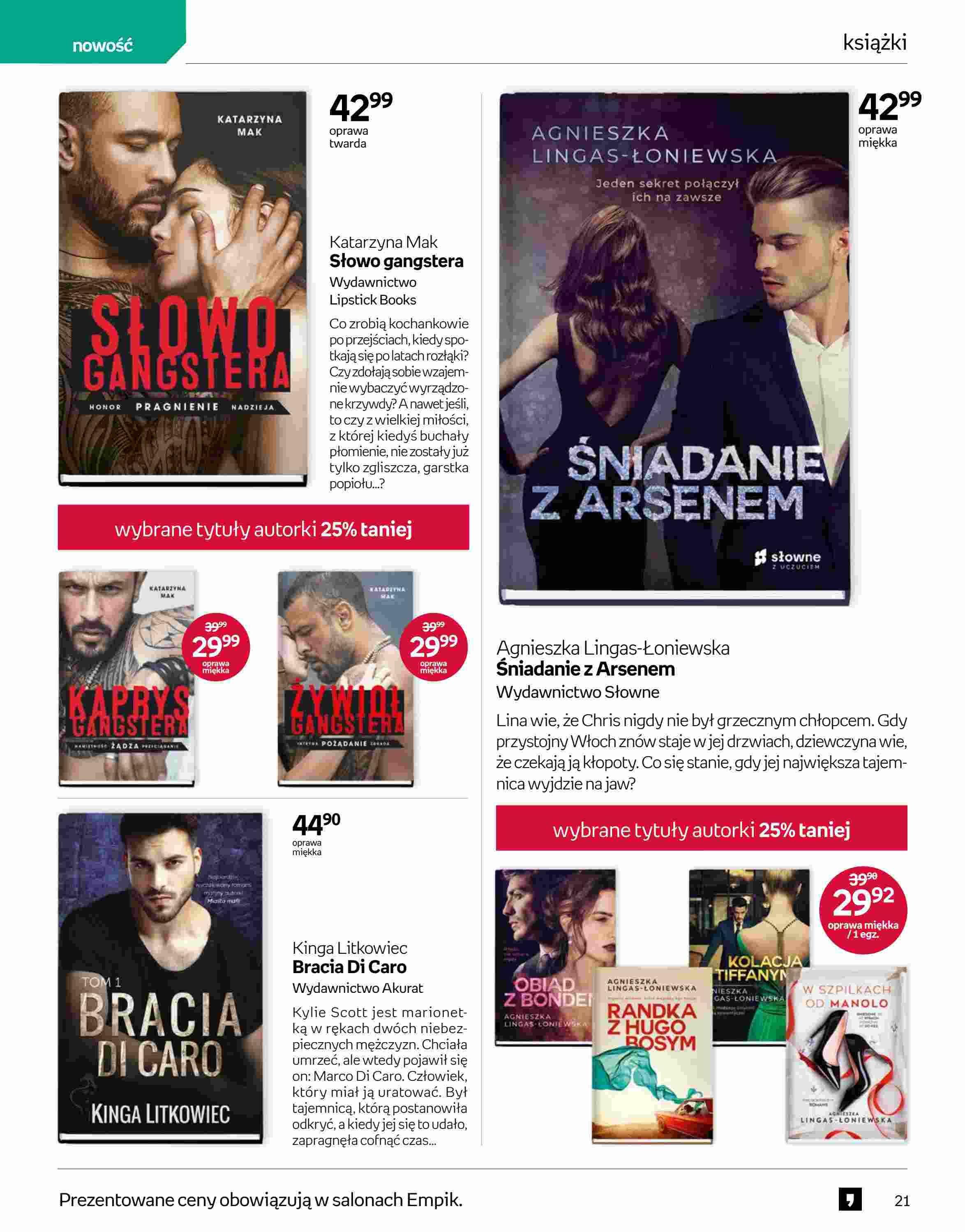 Gazetka promocyjna empik str. 21