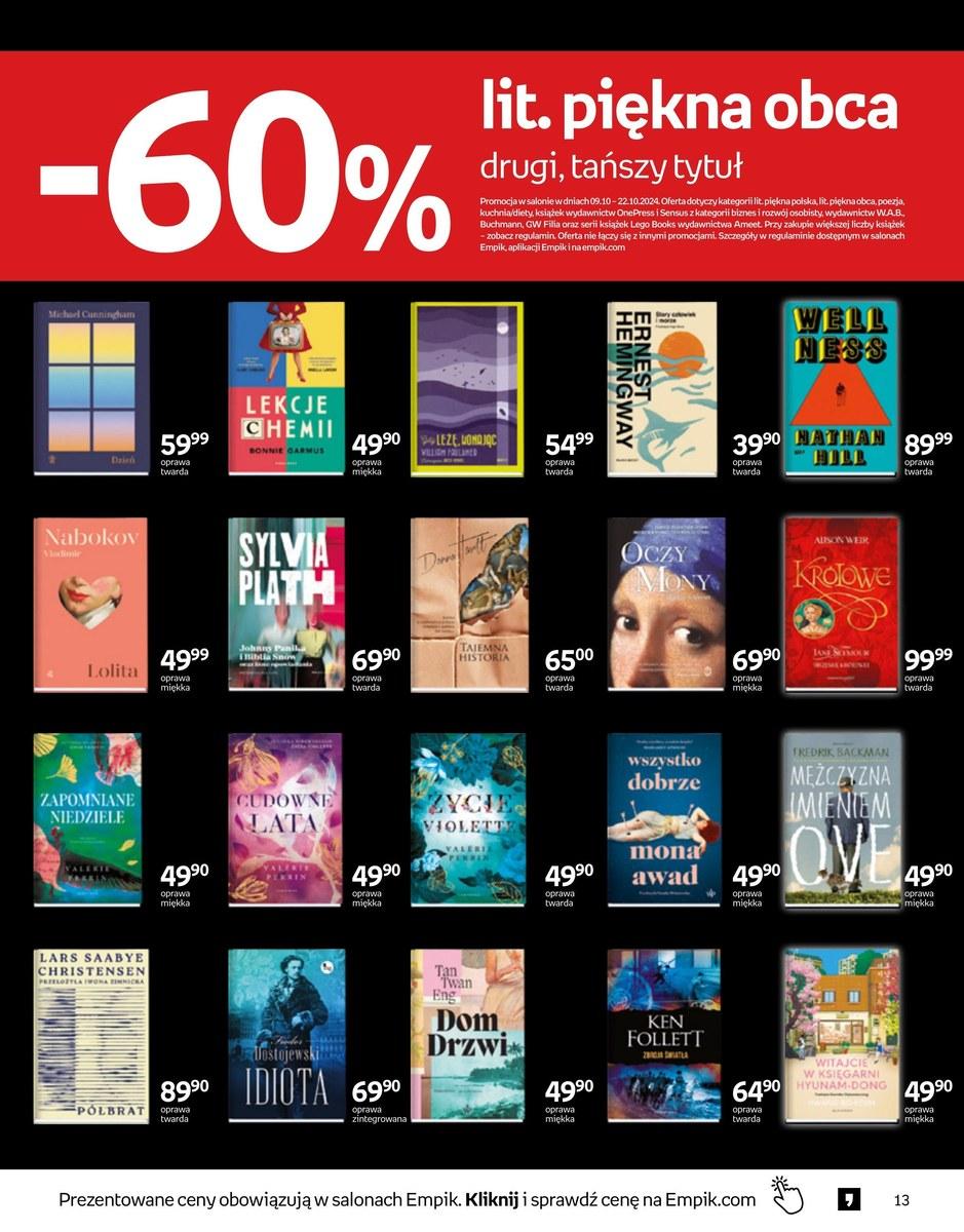 Gazetka promocyjna empik str. 13