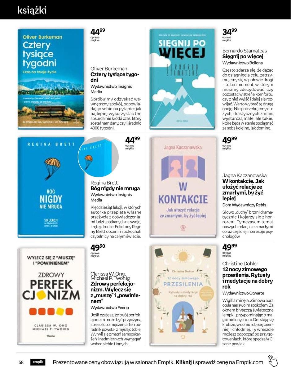 Gazetka promocyjna empik str. 58
