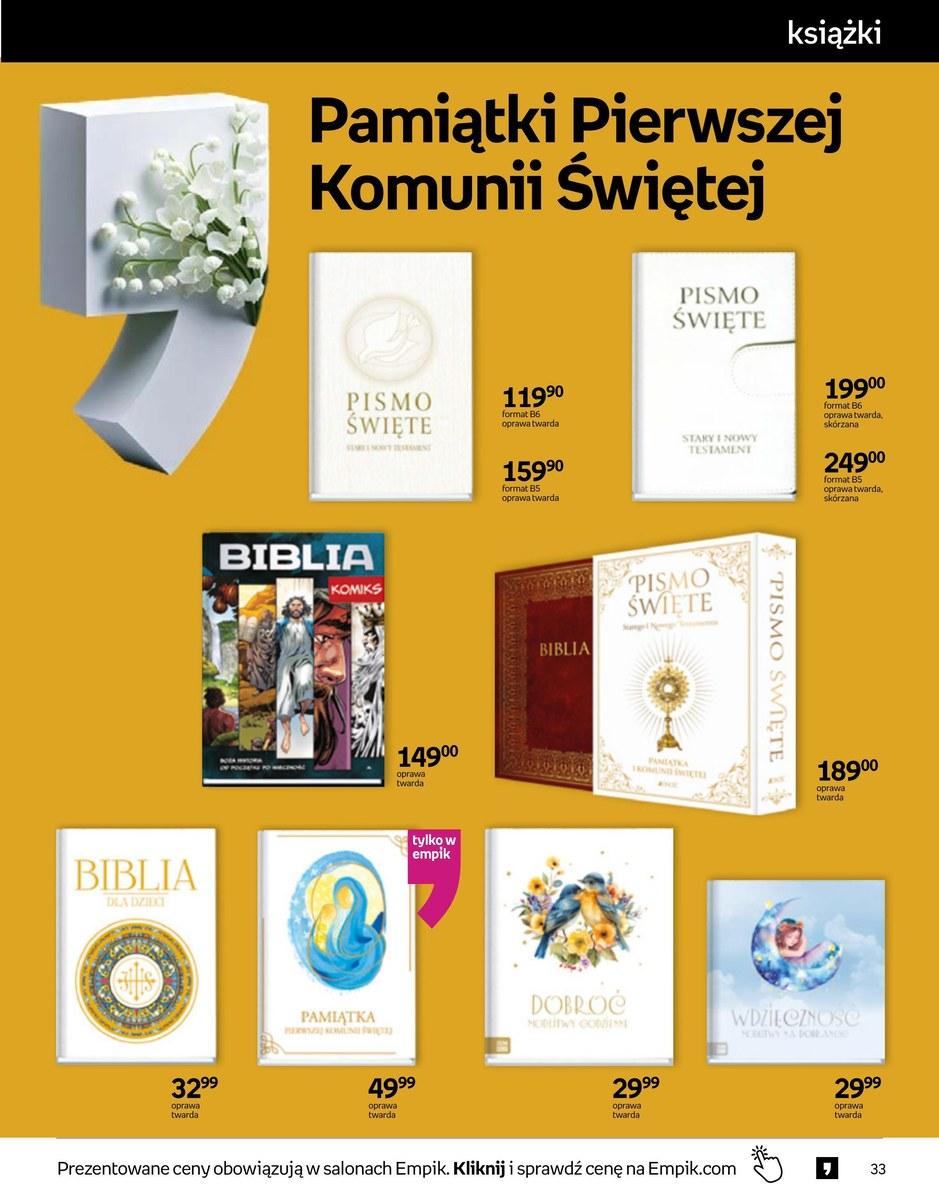 Gazetka promocyjna empik str. 33