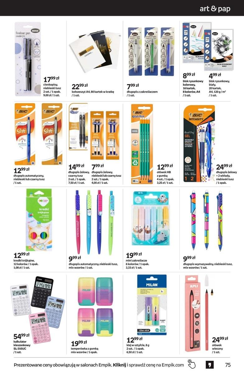 Gazetka promocyjna empik str. 75