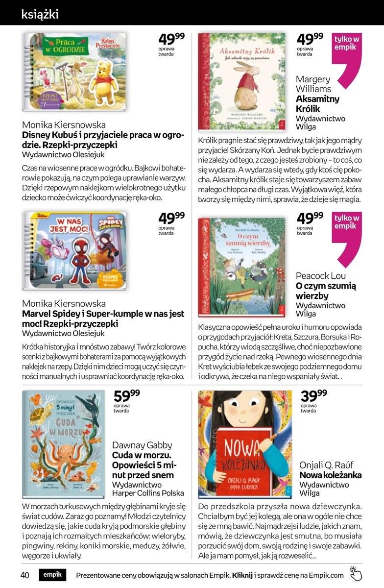 Gazetka promocyjna empik str. 40