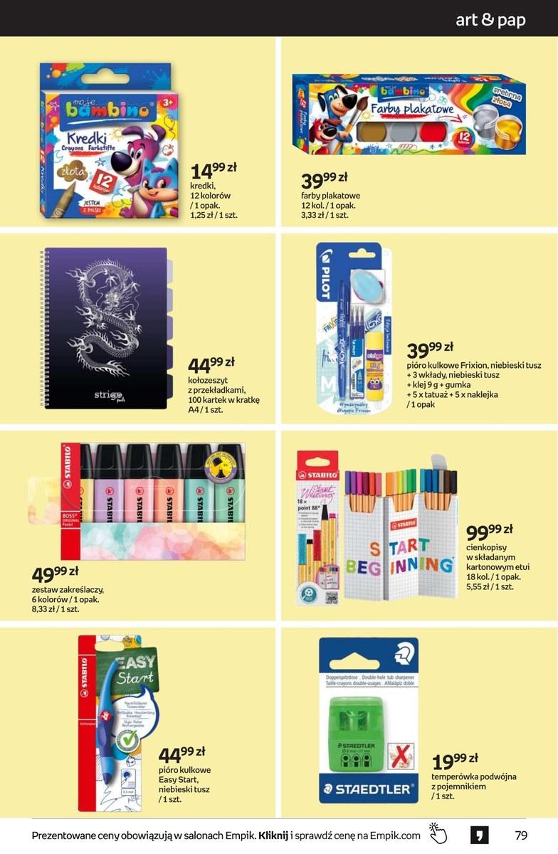 Gazetka promocyjna empik str. 79