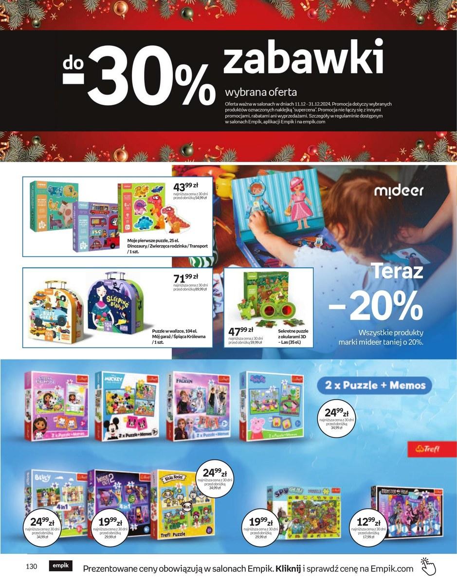 Gazetka promocyjna empik str. 130