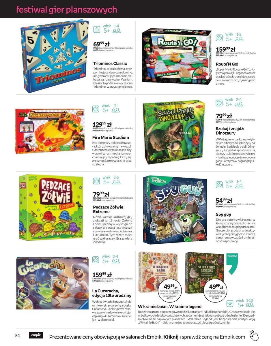 Gazetka promocyjna empik str. 54