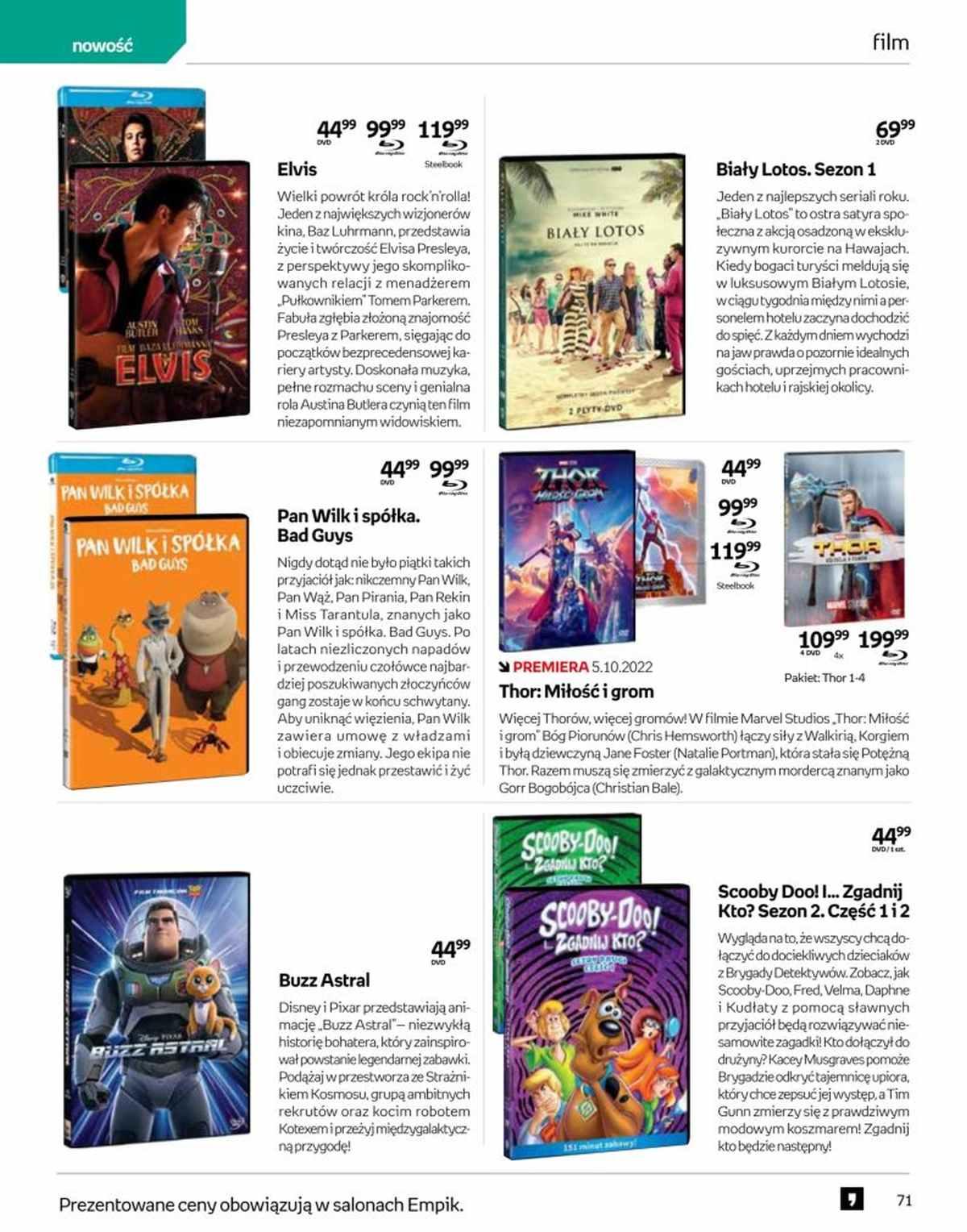 Gazetka promocyjna empik str. 71