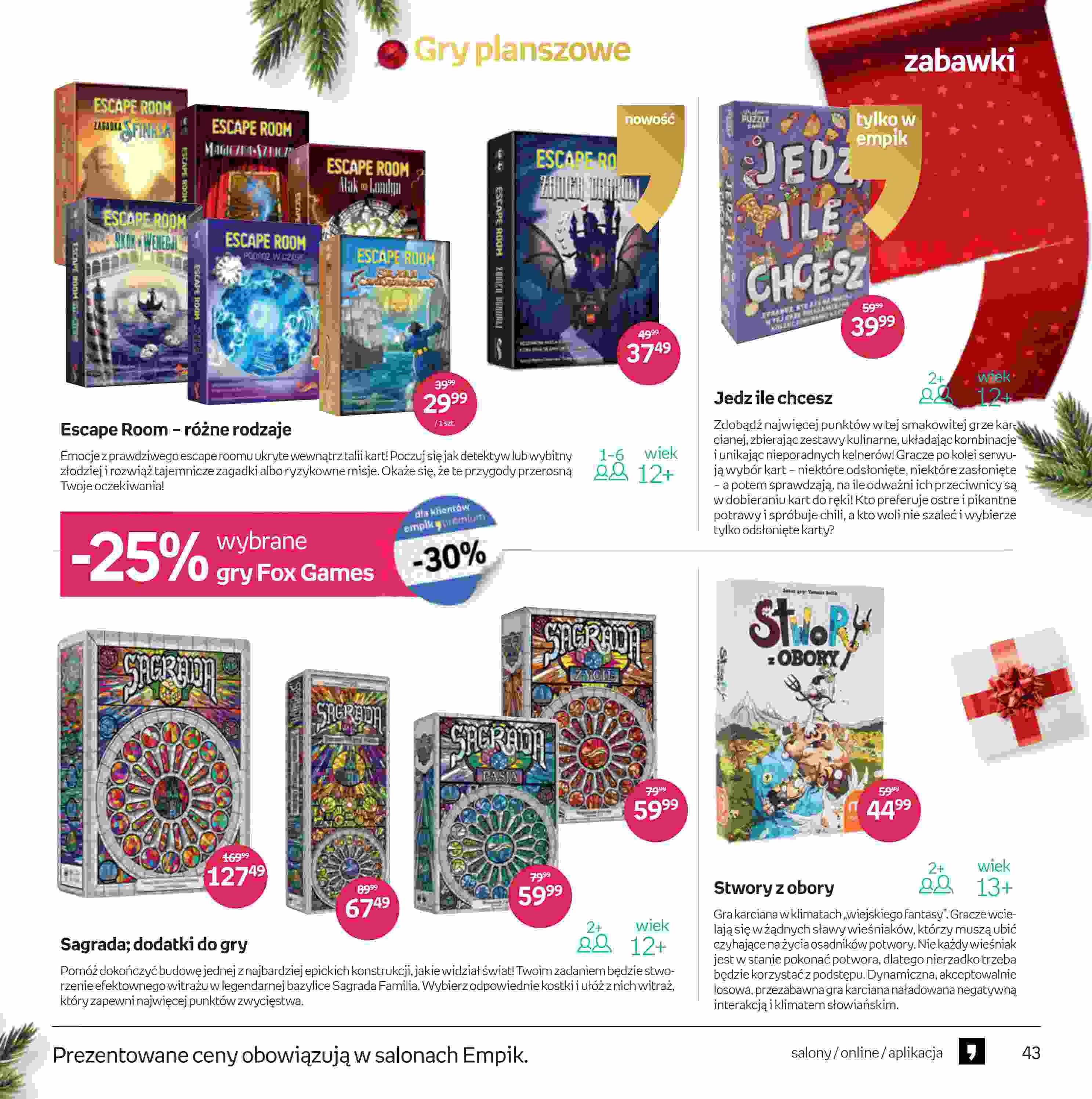 Gazetka promocyjna empik str. 43