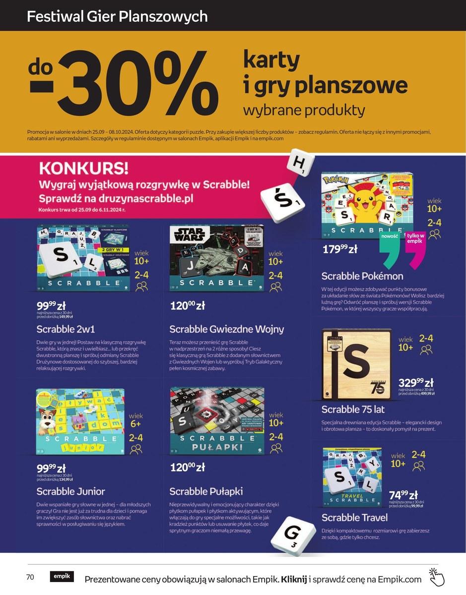 Gazetka promocyjna empik str. 70