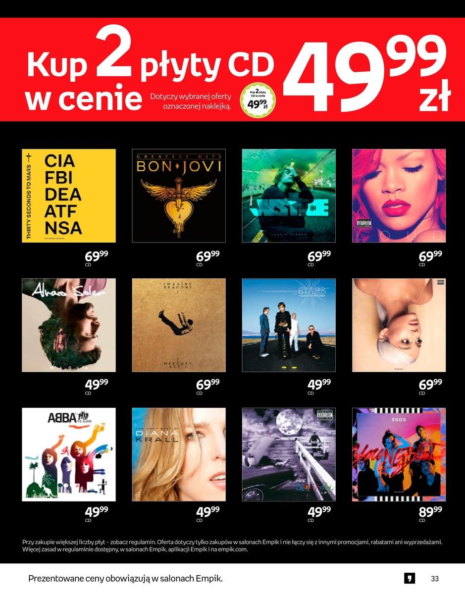 Gazetka promocyjna empik str. 33