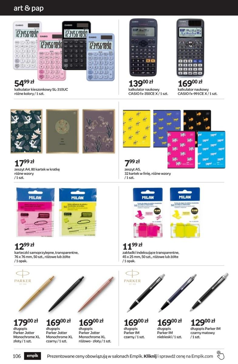 Gazetka promocyjna empik str. 106
