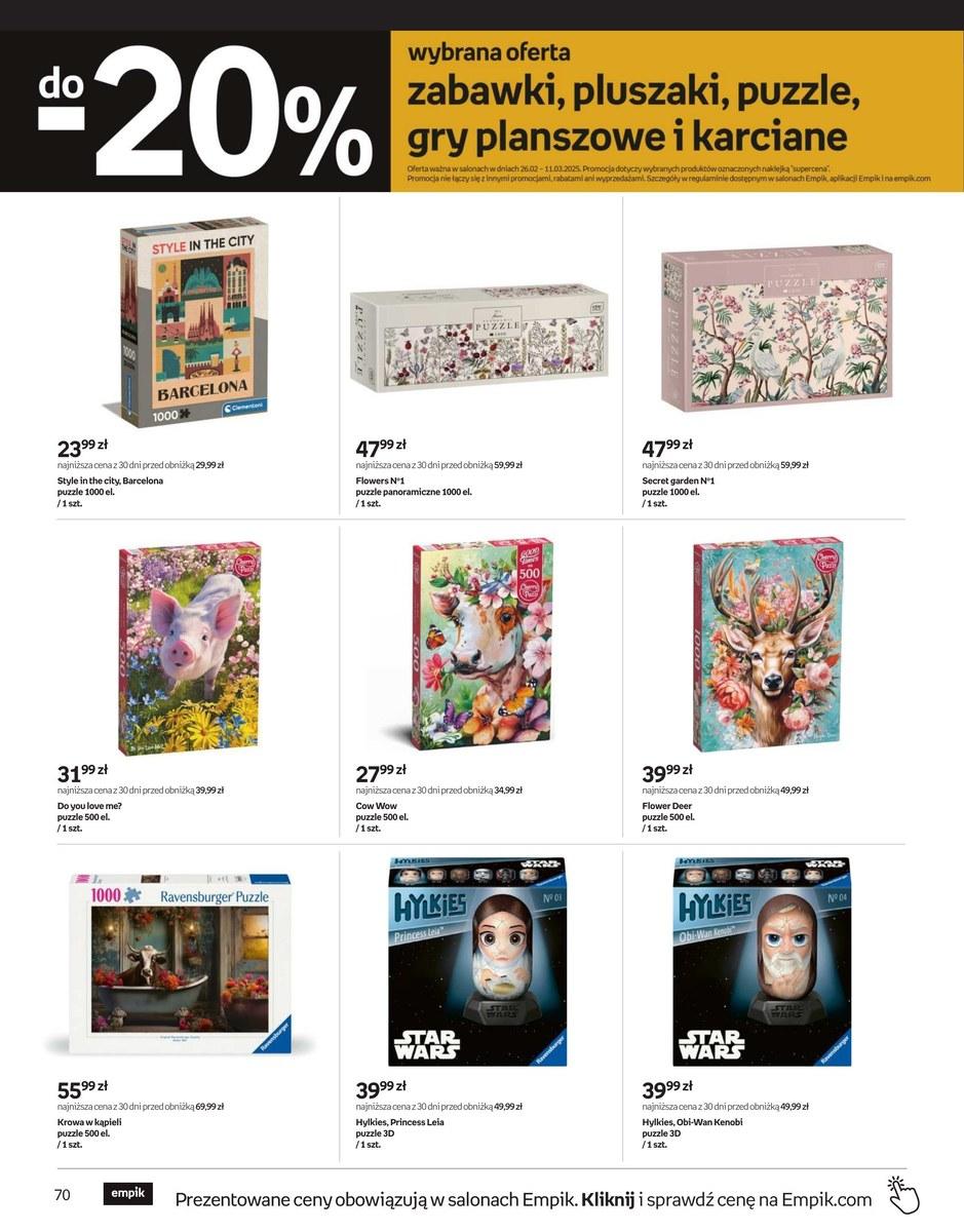 Gazetka promocyjna empik str. 70